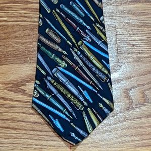 Vintage Nicole Miller pen tie from 1994